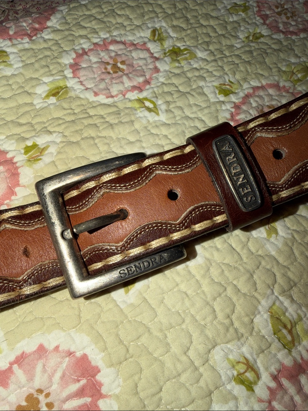 Sandra Snakeskin Western Belt